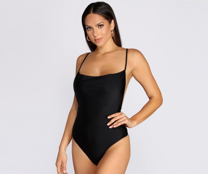 TableClothsUs On It Cowl Neck Bodysuit