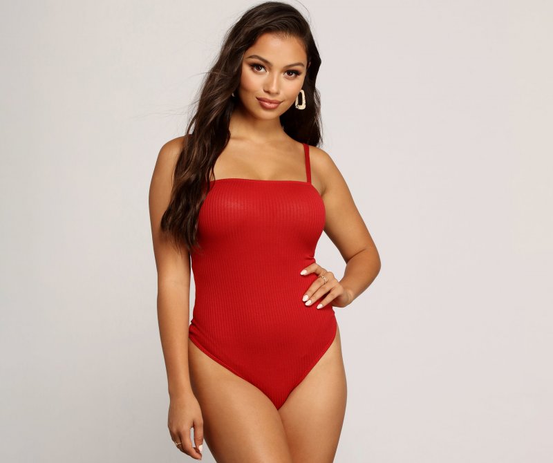 TableClothsUs Need It Now Ribbed Bodysuit