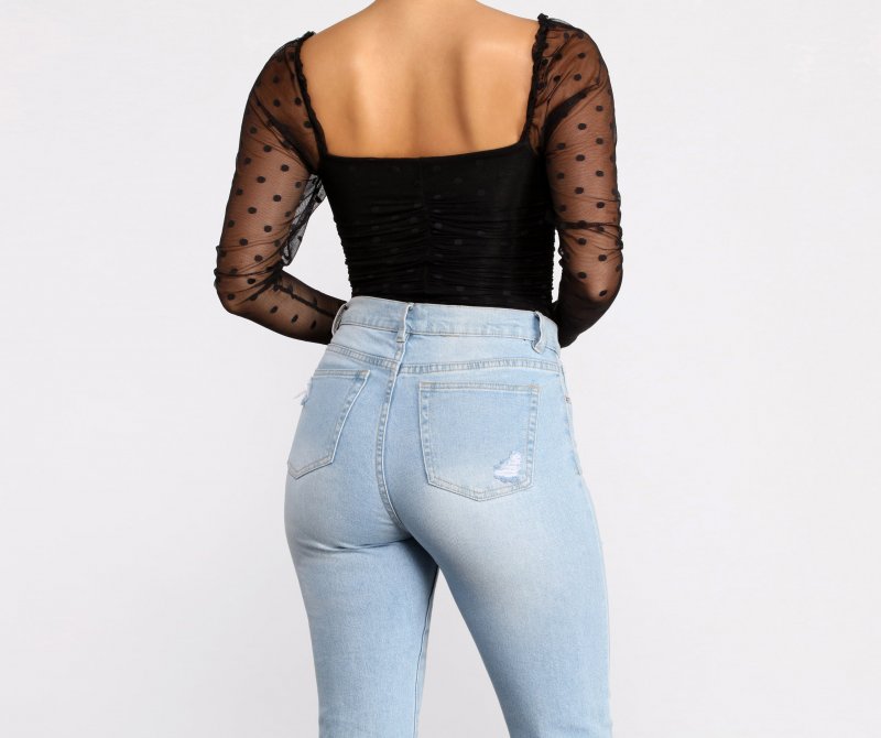 TableClothsUs On Point Polka Dot Bodysuit